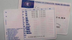 spanish driving license